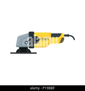 power tools angle grinder icon Stock Vector