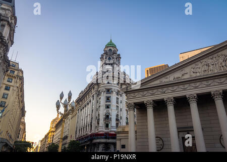 Buildings in downtown Buenos Aires - Buenos Aires, Argentina Stock Photo