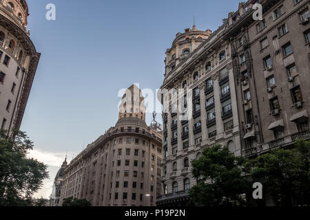 Buildings in downtown Buenos Aires - Buenos Aires, Argentina Stock Photo