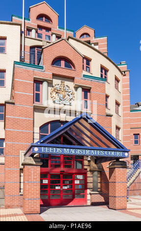 Leeds Magistrates Court Leeds westgate leeds city centre West Yorkshire England UK GB EU Europe Stock Photo