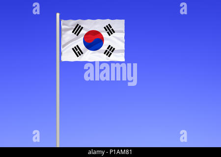 Flag Of South Korea Flagge Von Suedkorea Stock Photo Alamy