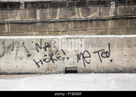 Kuala Lumpur/Malaysia - November 29, 2014: Graffiti on a wall in Kuala Lumpur Stock Photo