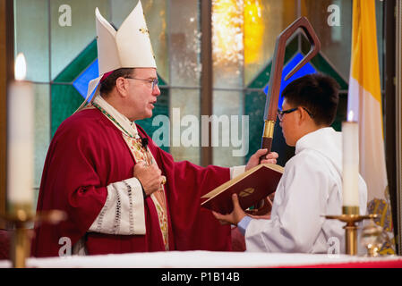 Bishop Neal Buckon Provides The Sermon During The Catholic Confirmation ...