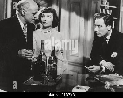 STAGE FRIGHT, Alastair Sim, Jane Wyman, Michael Wilding, 1950 Stock ...