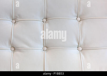 Leather sofa upholstery close-up background texture Stock Photo