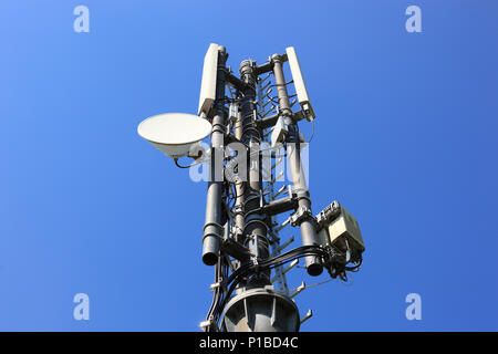 Base station, directional antenna or beam antenna Stock Photo