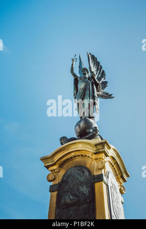 Sculpture with wings, Brighton, England Stock Photo