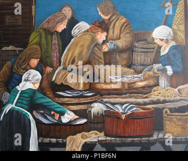 The Outlander Original Oil Painting Stock Photo