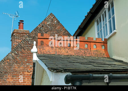 Houses, Westleton, Suffolk, England. Stock Photo