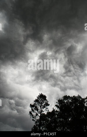 Storm clouds rolling in. Stock Photo