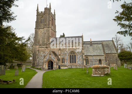 The parish church of St James avebury wiltshire england uk Stock Photo