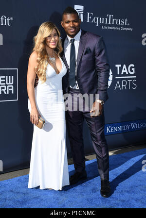 6th Annual PingPong4Purpose Featuring: Yasiel Puig, Andrea De La Torre  Where: Los Angeles, California, United States When: 23 Aug 2018 Credit:  FayesVision/WENN.com Stock Photo - Alamy