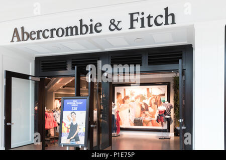 Philadelphia, Pennsylvania, May 19 2018:  Abercrombie & Fitch Clothing Store in Philadelphia I Stock Photo
