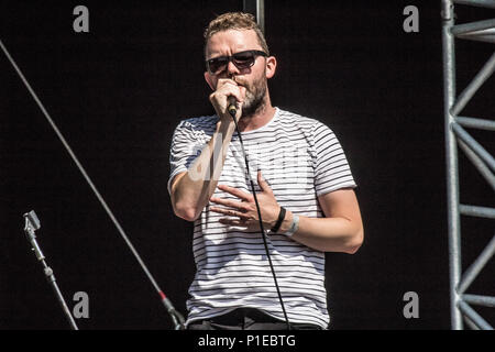 The Slow Readers Club live at Victorious Festival 2017. Stock Photo