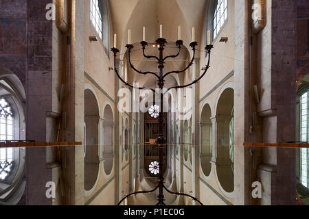 The seven-branched candelabrum in the Dom St. Blasii in Braunschweig, Lower Saxony, Germany Stock Photo