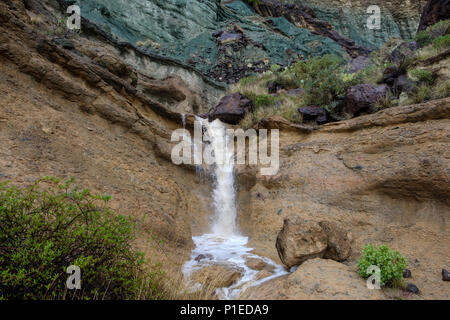 After heavy rain swollen streams, Charco Azul, Gran Canaria, Canary Islands, Spain Stock Photo