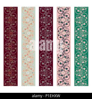 Webbing pattern design tapes. Stock Vector