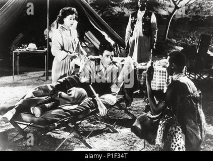 Original Film Title: THE SNOWS OF KILIMANJARO.  English Title: THE SNOWS OF KILIMANJARO.  Film Director: HENRY KING.  Year: 1952.  Stars: SUSAN HAYWARD; GREGORY PECK. Credit: 20TH CENTURY FOX / Album Stock Photo