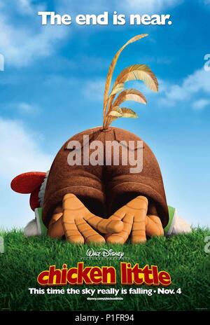 Original Film Title: CHICKEN LITTLE.  English Title: CHICKEN LITTLE.  Film Director: MARK DINDAL.  Year: 2005. Credit: WALT DISNEY PICTURES / Album Stock Photo