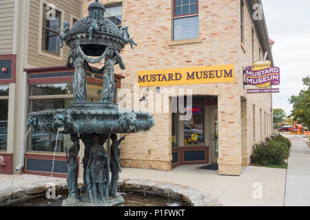 National Mustard museum in Middleton WI Stock Photo