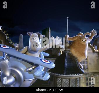 Original Film Title: WALLACE & GROMIT: THE CURSE OF THE WERE-RABBIT.  English Title: WALLACE & GROMIT: THE CURSE OF THE WERE-RABBIT.  Film Director: NICK PARK; STEVE BOX.  Year: 2005. Credit: DREAMWORKS / Album Stock Photo