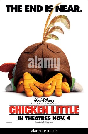 Original Film Title: CHICKEN LITTLE.  English Title: CHICKEN LITTLE.  Film Director: MARK DINDAL.  Year: 2005. Credit: WALT DISNEY PICTURES / Album Stock Photo