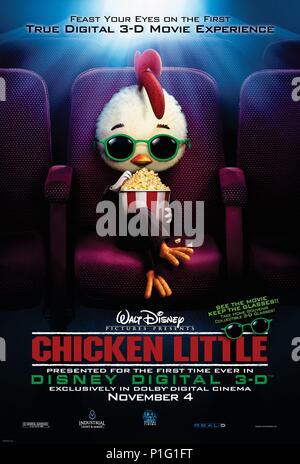 Original Film Title: CHICKEN LITTLE.  English Title: CHICKEN LITTLE.  Film Director: MARK DINDAL.  Year: 2005. Credit: WALT DISNEY PICTURES / Album Stock Photo