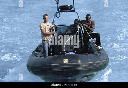 Original Film Title: INTO THE BLUE.  English Title: INTO THE BLUE.  Film Director: JOHN STOCKWELL.  Year: 2005.  Stars: TYSON BECKFORD; PAUL WALKER. Credit: COLUMBIA PICTURES / Album Stock Photo
