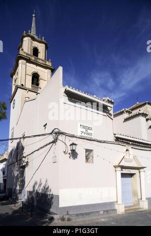 SPAIN - La Vega Alta (district) - MURCIA. Abarán; Iglesia parroquial San Pablo (Valle de Ricote). Stock Photo