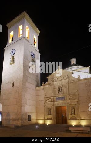 SPAIN - La Vega Alta (district) - MURCIA. Alguazas; Iglesia de San Onofre. Stock Photo
