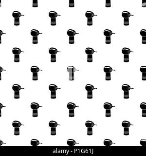 Dental drill icon, simple black style Stock Vector