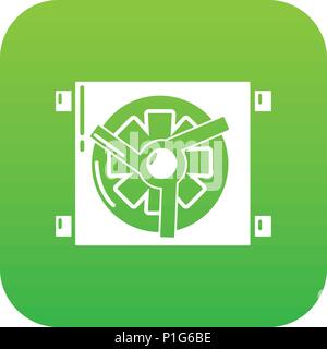 Dynamo car detail icon, simple style. Stock Vector