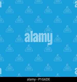 Jevish grave pattern vector seamless blue Stock Vector