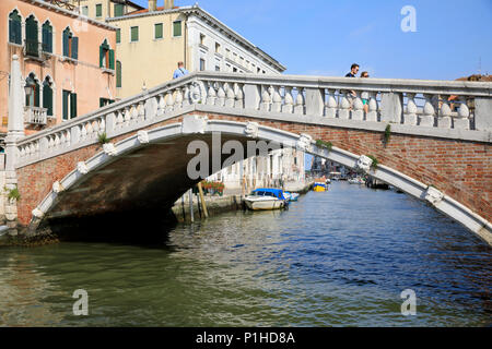 Ponte delle Guglie in Venice, Italy. Stock Photo