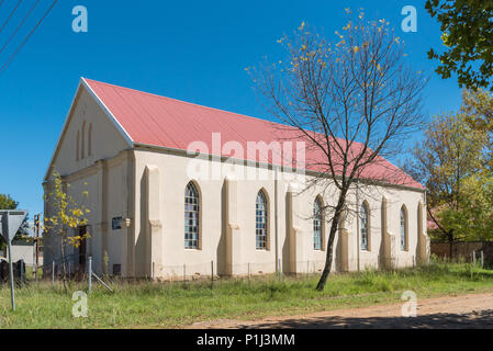 ELLIOT, SOUTH AFRICA - MARCH 28, 2018: The historic Reformed Church in Elliot in the Eastern Cape Province Stock Photo