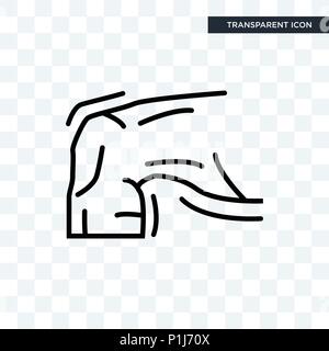 Human Skin vector icon isolated on transparent background, Human Skin logo concept Stock Vector