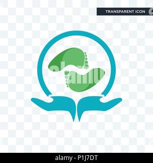 acupressure vector icon isolated on transparent background, acupressure logo concept Stock Vector