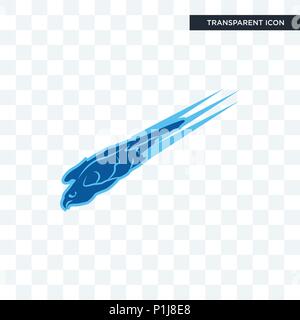 peregrine falcon vector icon isolated on transparent background, peregrine falcon logo concept Stock Vector