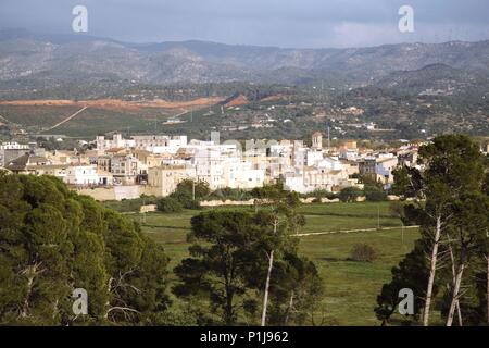 SPAIN - Catalonia - Baix Ebre (district) - TARRAGONA. Raval de Jesus; (cerca de Tortosa); vista. Stock Photo