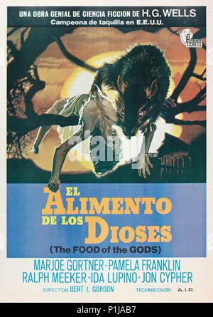 Original Film Title THE FOOD OF THE GODS English Title THE FOOD OF   Original Film Title The Food Of The Gods English Title The Food Of The Gods Film Director Bert I Gordon Year 1976 Credit Aip Album P1jab7 