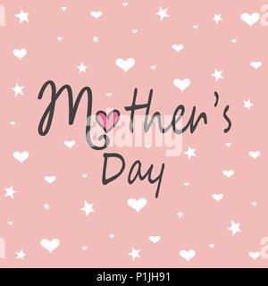 Happy Mother's Day card Stock Vector