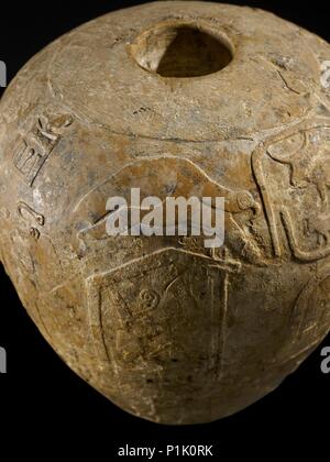 Macehead of Narmer, Protodynastic Period (Egypt), c3300 - c3200 BC. Artist: Unknown. Stock Photo