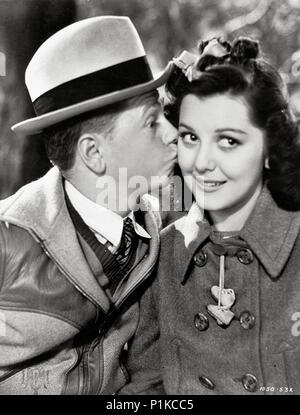 Original Film Title: LOVE FINDS ANDY HARDY.  English Title: LOVE FINDS ANDY HARDY.  Film Director: GEORGE B. SEITZ.  Year: 1938.  Stars: ANN RUTHERFORD; MICKEY ROONEY. Credit: M.G.M. / Album Stock Photo