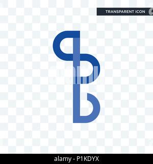 bs vector icon isolated on transparent background, bs logo concept Stock Vector
