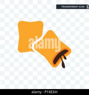 krave vector icon isolated on transparent background, krave logo concept Stock Vector