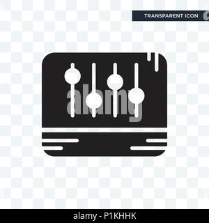 Levels vector icon isolated on transparent background, Levels logo concept Stock Vector