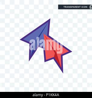 telegram vector icon isolated on transparent background, telegram logo concept Stock Vector