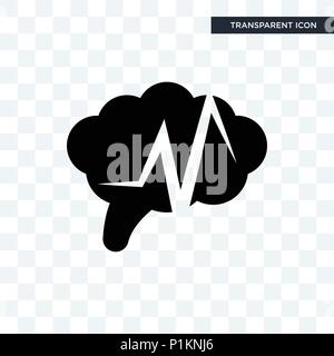 epilepsy vector icon isolated on transparent background, epilepsy logo concept Stock Vector