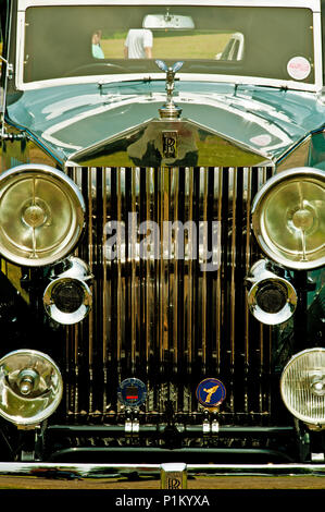 1935 Rolls Royce 20 25 at Wynyard Hall Billingham on Tees, classic car show England Stock Photo