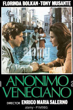 Original Film Title AN NIMO VENEZIANO. English Title ANONYMOUS